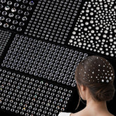 Teenitor 2662 pcs hair and face gems set shown for versatile styling