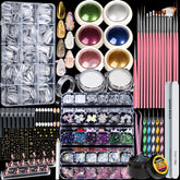 Teenitor acrylic nail kit full setup demonstrates a beginner-friendly at-home nail art system