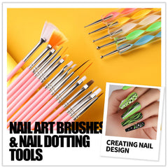 Teenitor glitter collection of 12 colors adds sparkling options for creative nail art.