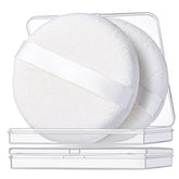 Teenitor powder puff two-piece set with storage container for mess-free travel