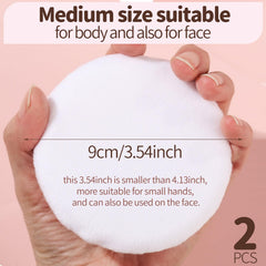 Teenitor powder puff medium with soft velour for smooth powder application