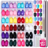 Teenitor short oval press on nails kit packaging shows comprehensive contents for at-home salon results