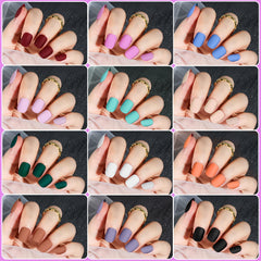 Teenitor short-round nails with sizes 0–9 fit small nail beds
