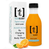 Teenology body wash bottle pour for teens delivers a gentle cleanse.