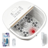 teepten foot spa heats to 111°F for a warm, soothing soak at home.