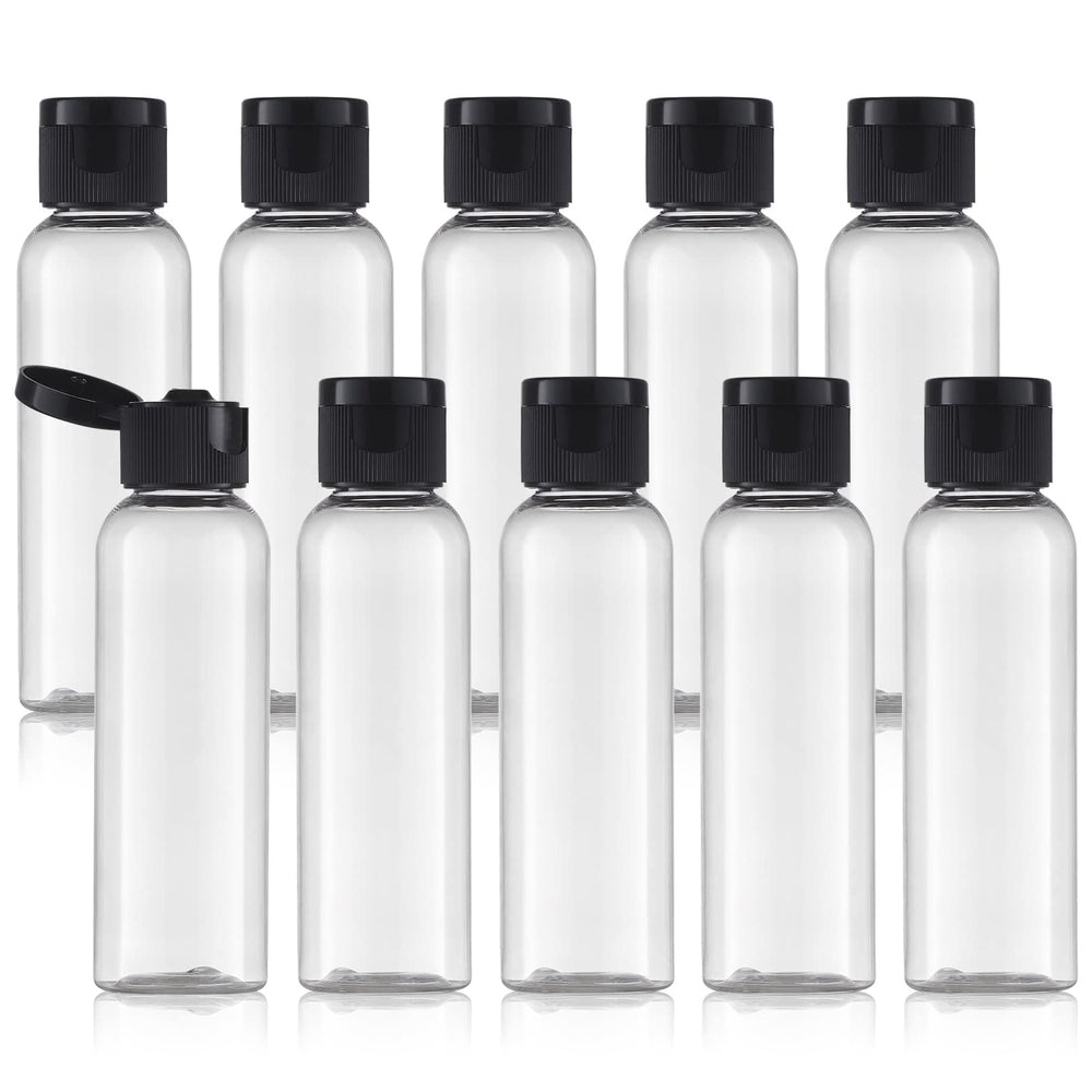 Tekson 2oz travel bottle amber close-up showing compact packing