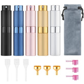 Tekson travel perfume atomizer in black for easy scent refreshment.