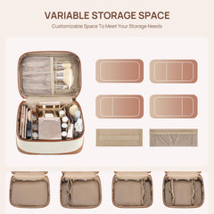 Telena makeup bag lightweight design travels easily without bulk