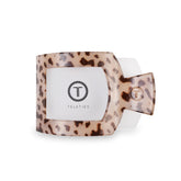 Teleties large flat square clip grips thick hair for secure styling.