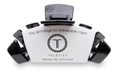 Teleties large hair clip close-up bendable teeth for thick hair grip