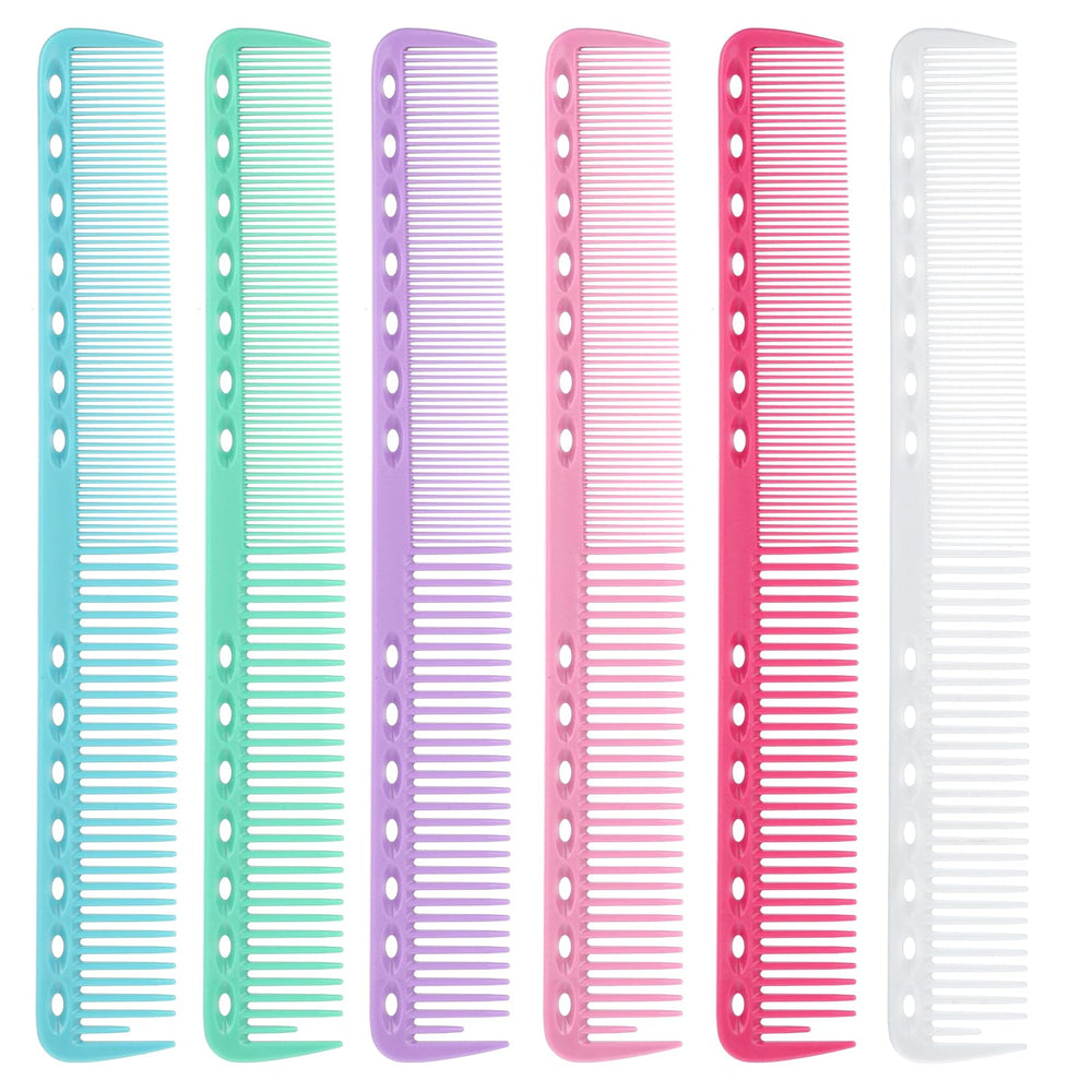 Telooco carbon fiber cutting comb blue shows heat-resistant performance for salon styling.