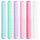 Telooco carbon fiber cutting comb blue shows heat-resistant performance for salon styling.
