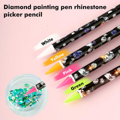 Telooco rhinestone picker orange pens enabling vibrant accent placement in crafts