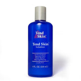 Tend Skin solution bottle pour demonstrates easy application for smoother skin after shaving.