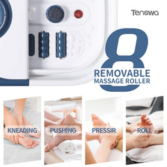 Tenswa temperature control panel with precise heat settings.