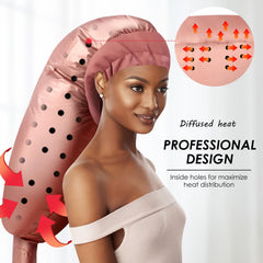 TEPENAR bonnet with ventilation holes promotes uniform drying and reduced styling time