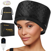 TEPENAR hair steamer cap front view for at-home deep conditioning.