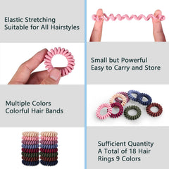 Teqifu hair ties no-snags demonstrate snag-free removal to protect delicate strands.