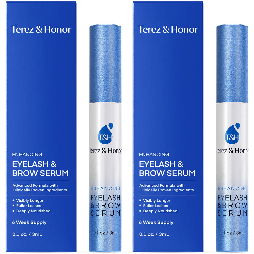 TEREZ & HONOR advanced eyelash serum bottle for daily conditioning and nourishment.