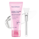 TEREZ & HONOR collagen night wrap mask packaging highlights premium overnight firming potential.