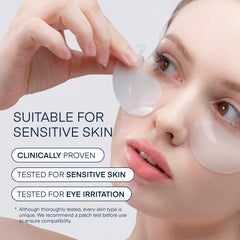 Terez & Honor dark circles under-eye patches on skin reveal brightening and smoothing potential.