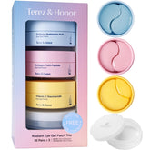 TEREZ & HONOR Eye Patches 3-pack gift set, perfect for gifting and self-care rituals.