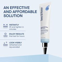 TEREZ & HONOR Rapid Eye Cream box highlights USA-made, GMP-certified quality