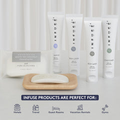 Terra Pure Infuse conditioner bottle featuring a coconut aroma for hair care
