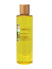 Terramar Oleo Tahiti Monoi oil close-up highlighting heat protection and shielding.