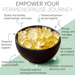 Terramed Just Think Comfort mood-support gummies bottle highlights potential stress relief for evenings