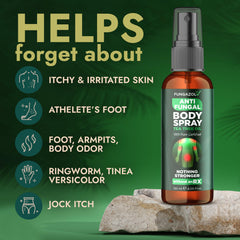 Terramed Just Think Comfort quick-absorption-spray provides rapid relief on irritated skin.
