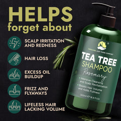Terramed Just Think Comfort rosemary conditioner tube delivers hydrated, silky strands.