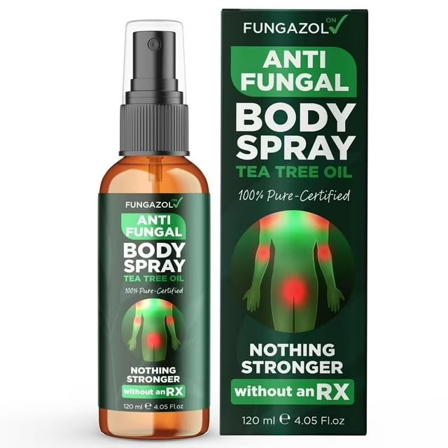 Terramed Just Think Comfort tea-tree bottle spray for fast antifungal protection and cooling relief.
