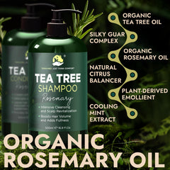 Terramed Just Think Comfort packaging highlights tea tree and rosemary oils infusion.