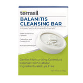 Terrasil balanitis soap bottle shows daily care for sensitive skin