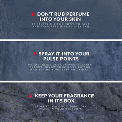 Territoire Prive base notes image features leather sandalwood vetiver for lasting masculinity.