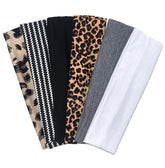 TERSE cheetah headband leopard print close-up showing non-slip grip for daily wear.