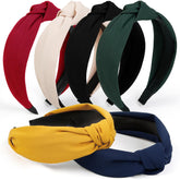 TERSE Christmas headbands knotted design for women, versatile all-day styling.