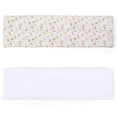 TERSE headband with blue-white stripes offers soft fabric for all-day comfort.