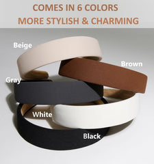 TERSE Headbands non-slip elastic-fit shows secure all-day wear.