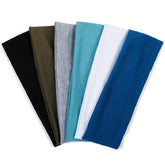 TERSE Headbands with soft stretchy fabric keep hair off the face during workouts.