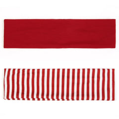 TERSE headbands green striped close-up for yoga and running