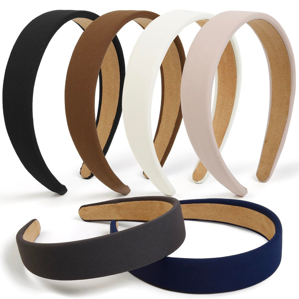 TERSE Headbands six-shades display for versatile daily styling.