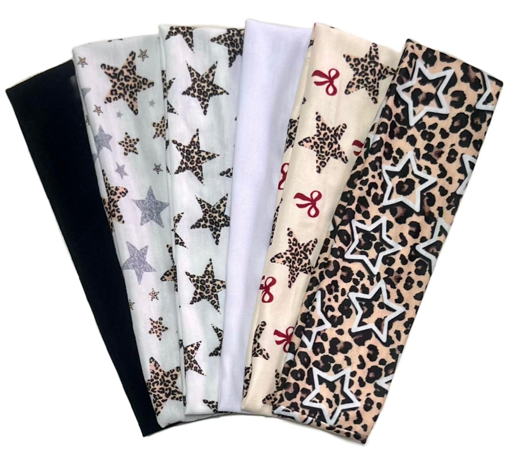 TERSE leopard headbands offer bold fashion with all-day comfort.