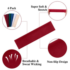 TERSE non-slip headband stays in place during exercise and makeup routines.
