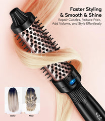 Terviiix round ergonomic handle ensures comfortable styling and reduced fatigue.