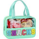 TESAFNG snack bag travel-nylon-pvc shows waterproof durability for organized on-the-go storage.