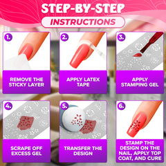 Tesorrio nail stamping plate jewelry design for chic accent nails and style