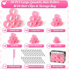 Tetutor XL roller diameter for voluminous curls and dramatic lift.