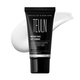 TEULN 2.0 face lift cream bottle close-up showing sleek packaging for firming routine